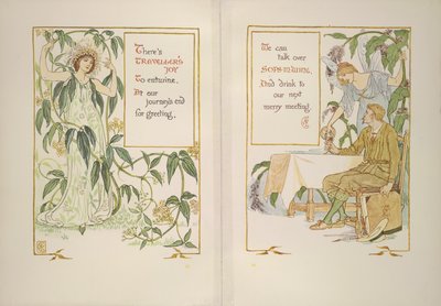 Resenärsglädje och sops i vin av Walter Crane