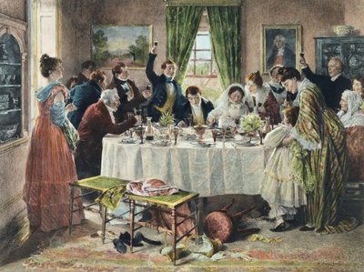 Hälsa till bruden, publicerad 1933 (akvatint) av Walter Dendy Sadler
