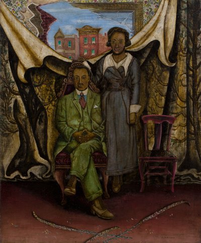 Far & Mor—Tintype av Walter Ellison