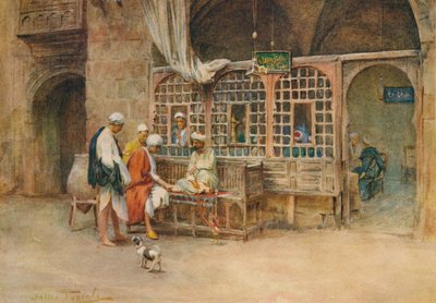 På Cairene Cafe, c1905, 1912 av Walter Frederick Roofe Tyndale