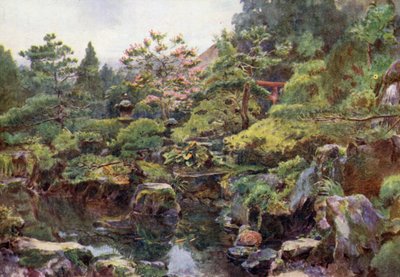 En sten- och vattenträdgård, Hakone av Walter Frederick Roofe Tyndale