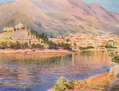 Cavtat, Gamla Ragusa (färglitografi) av Walter Frederick Roofe Tyndale