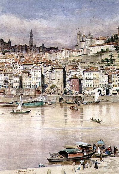 Continental Town Harbor av Walter Frederick Roofe Tyndale