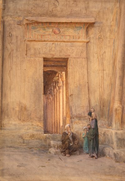Dörröppning i Isis tempel (akvarell) av Walter Frederick Roofe Tyndale