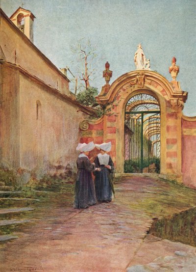 Ingången till Villa Centurione, S. Margherita Ligure, c1910, 1912 av Walter Frederick Roofe Tyndale