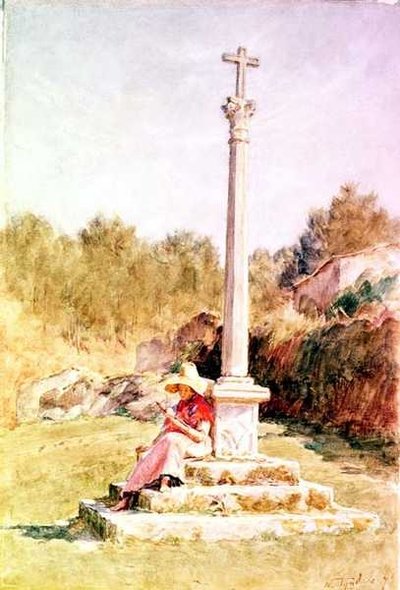Figurer av ett minneskors av Walter Frederick Roofe Tyndale