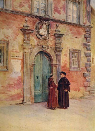 Palazzo Negroni, Montepulciano, c1900 1913 av Walter Frederick Roofe Tyndale