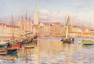 Spalato (färglitografi) av Walter Frederick Roofe Tyndale