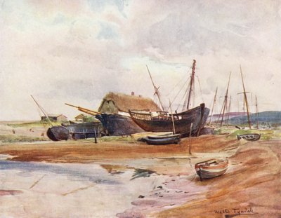Wessex: A Wessex haven (färglitografi) av Walter Frederick Roofe Tyndale