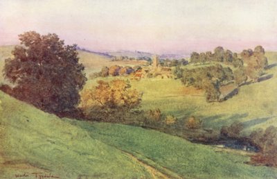 Wessex: Bathford, Somerset (färglitografi) av Walter Frederick Roofe Tyndale
