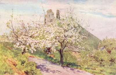 Wessex: Våren i Wessex (färglitografi) av Walter Frederick Roofe Tyndale