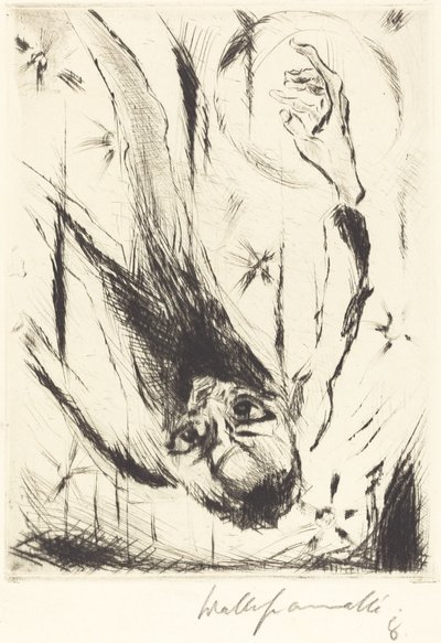 Fallet i oändligheten, 1918. av Walter Gramatte