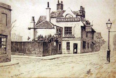 The Black Lion, Old Church Street, Chelsea av Walter Greaves
