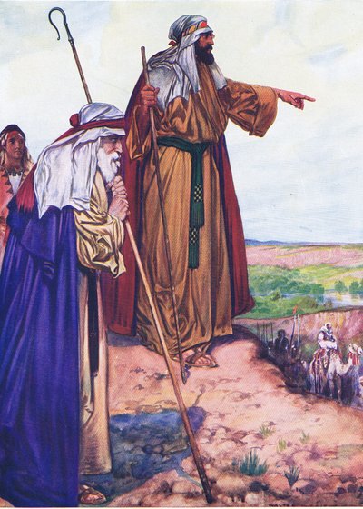 Massor att välja på, från The Bible Picture Book utgiven av Thomas Nelson, c.1950 av Walter Grieve