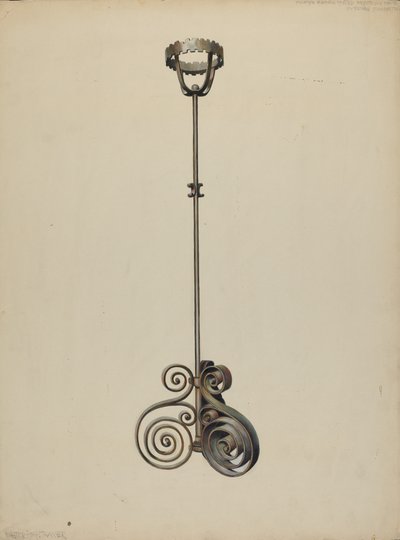Stativ för rökelsebrännare, ca. 1938. av Walter Hochstrasser