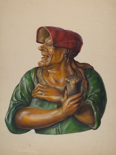 Krogfigur, ca. 1937. av Walter Hochstrasser