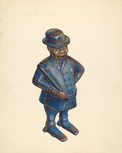 Leksaksbank: Polis, ca. 1939. av Walter Hochstrasser