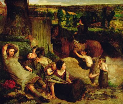 The Irish Vagrants, ca 1853-54 av Walter Howell Deverell