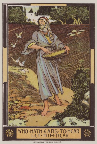 Såningsmannen (färg litho) av Walter Jenks Morgan