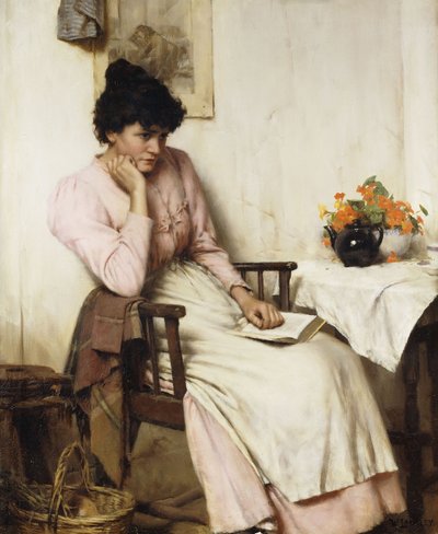 Avlägsna tankar, av Walter Langley