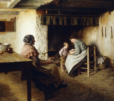 Den nya ankomsten, av Walter Langley