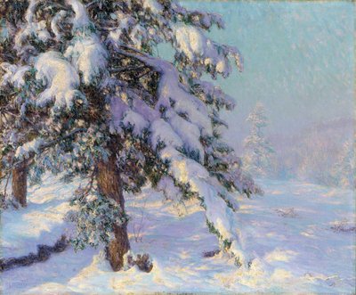 Snow-Laden (olja på duk) av Walter Launt Palmer