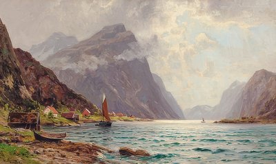 Fjordlandskap av Walter Moras
