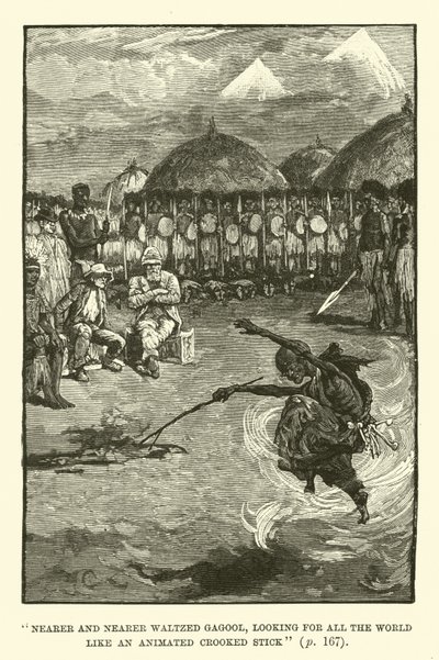 Illustration för King Solomons Mines av H Rider Haggard av Walter Paget