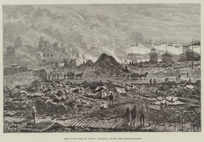 Inbördeskriget i Chile, Iquique, efter bombardementet av Walter Paget