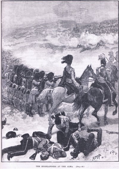 Högländarna i Alma 1854 e.Kr av Walter Paget