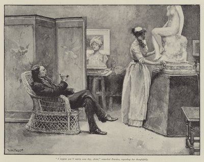 Jakten på den älskade, av Thomas Hardy av Walter Paget