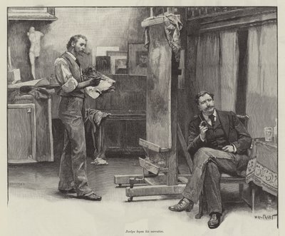 Jakten på den älskade, av Thomas Hardy av Walter Paget