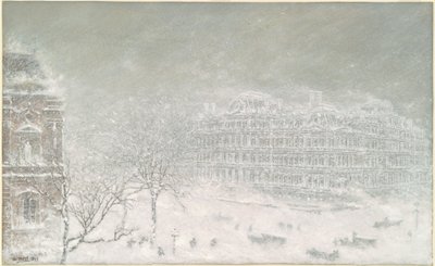 Den stora snöstormen 1899 av Walter Paris