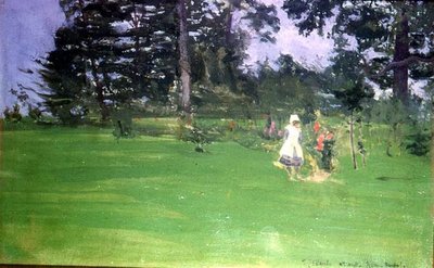 Figurer på en gräsmatta av Walter Richard Sickert