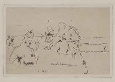 Scheveningen, Kaffeeklatsch (skvaller) av Walter Richard Sickert