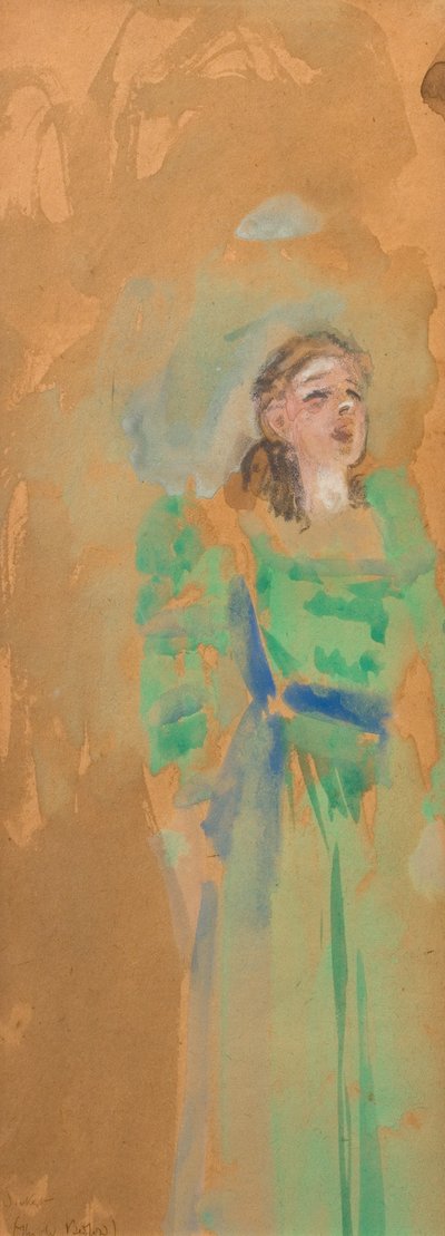 Sångare på Old Bedford av Walter Richard Sickert