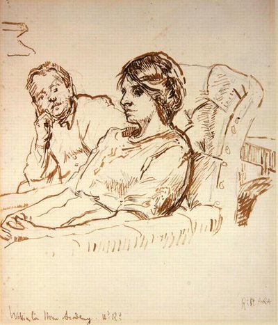 Studera för "Hubby och Marie" av Walter Richard Sickert