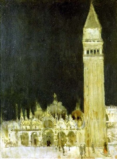 The Campanile, Venedig, ca 1896-97 (olja på duk) av Walter Richard Sickert