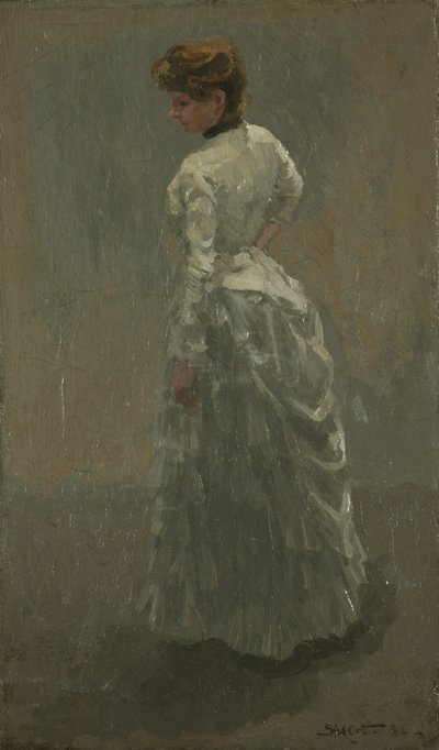 Den grå klänningen av Walter Richard Sickert