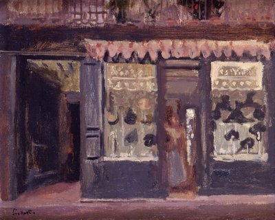 The Hat Shop (olja på duk) av Walter Richard Sickert