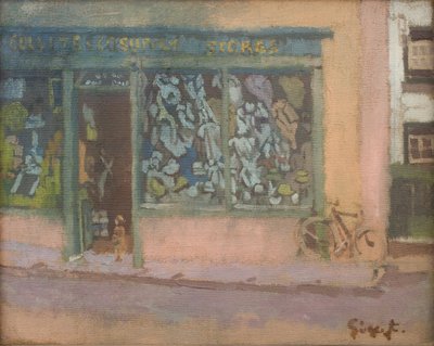 The Shop, Chagford av Walter Richard Sickert