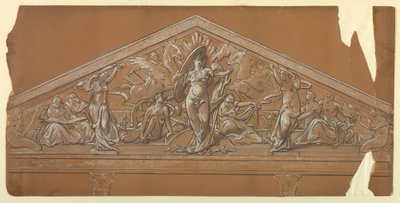 Industri och handel (Design for Pediment) av Walter Shirlaw