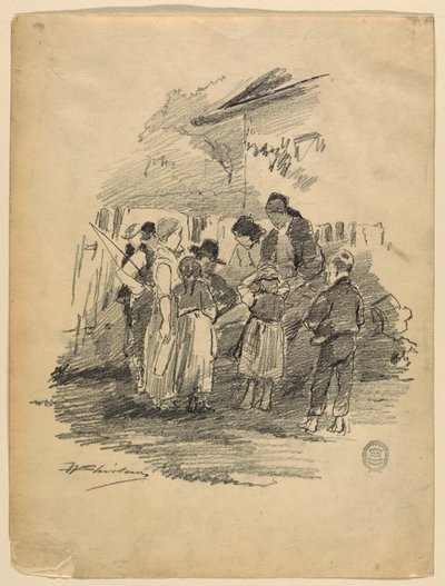 Konstnären i byn av Walter Shirlaw