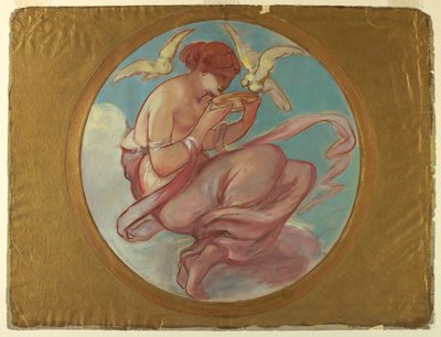 Venus (design för en väggmålning) av Walter Shirlaw