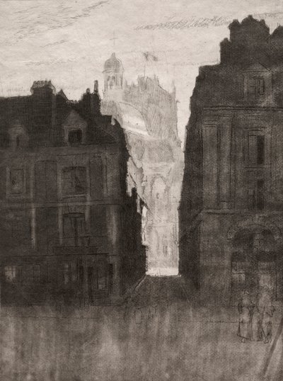 Dieppe, Notre Dame Street av Walter Sickert