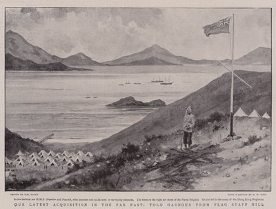 Vårt senaste förvärv i Fjärran Östern, Tolo Harbor från Flag Staff Hill av Walter Stanley Paget