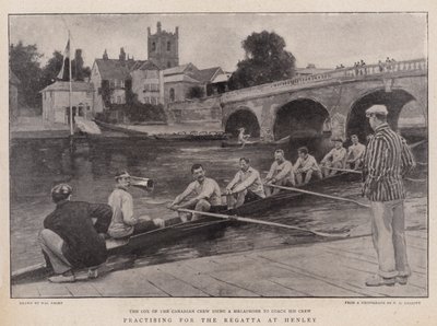 Tränar inför regattan på Henley av Walter Stanley Paget