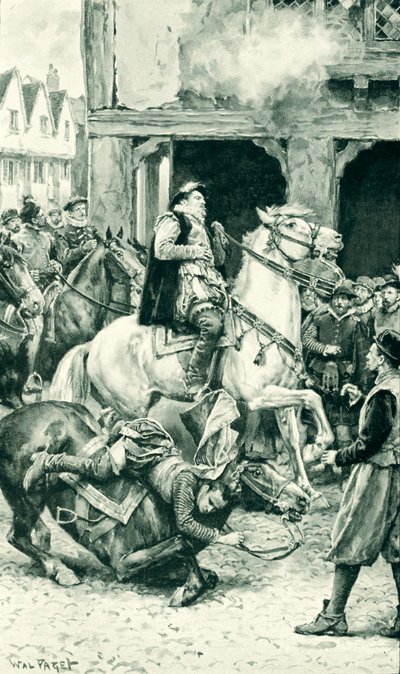 Mordet på regent Moray vid Linlithgow av Walter Stanley Paget