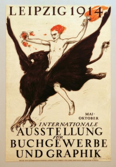 Leipzig 1914, internationell utställning för bokhandel och grafik av Walter Tiemann