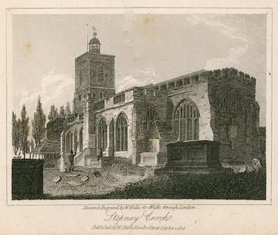 Stepney Church, London av Walter Wallis